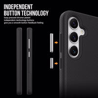 Perfectionists Trīsstūra korpuss Samsung S916 S23 Plus 5G melns