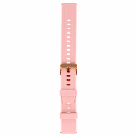 Blavec universāla pulksteņa siksna W-17 Amber 18mm silikona rozā