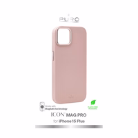 Puro ICON MAG PRO iPhone 15 Plus / 14 Plus 6.7" MagSafe rozā/rozā PUIPC1567ICONMPROSE