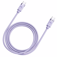 Orico CDX 60W 3A Power Delivery USB-C - USB-C 1m kabelis - violets
