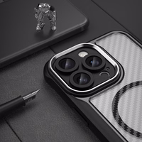 Leading Series MagSafe Silikoniskais apvalks iPhone 16 Pro Max - melns