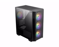 MSI MAG Forge M100A Micro Tower Black, Transparent