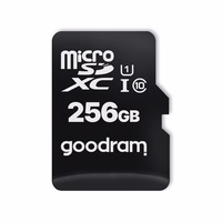 GOODRAM atmiņas karte microSD 256GB 100MB/s 10 klase UHS I ar adapteri SD