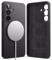 Ringke Silikona MagSafe Maciņš for Samsung Galaxy S26 - melns