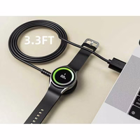 Tech-Protect MC03 UltraBoost bezvadu lādētājs Samsung Galaxy Watch melns
