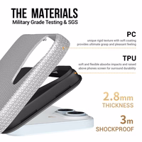 Perfectionists Trīsstūra Mag futrālis iPhone 11 sudraba krāsā