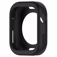 Silikona viedtālruņa apvalks Apple Watch 44 mm (Series 4/5/6/SE) - melns