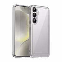 Kosmosa apvalks ar želejas rāmi Samsung Galaxy S25+ - caurspīdīgs