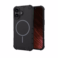 Defender 2in1 Mag maciņš for iPhone 17 6,3" melns