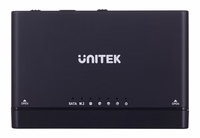 UNITEK S1222A cable gender changer USB 3.2 SATA 2,5/3,5' & M.2 PCIE/NVME melns