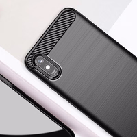 CARBON viedtālruņa apvalks XIAOMI Redmi 9A / 9AT melns