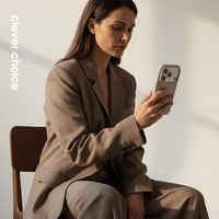 Crong Color Cover Magnetic - MagSafe iPhone 17 Pro Max maciņš (Stone smilšu)