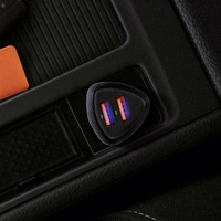 FORCELL F-ENERGY Carbon CC50-2A automašīnas lādētājs 2 x USB A QC3.0 3A 36W melns