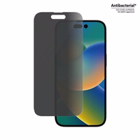 PanzerGlass Classic Fit antibakteriālais privātuma stikls iPhone 14 Pro