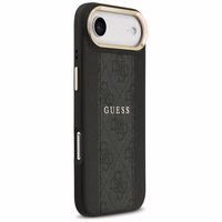 Guess viedtālruņa apvalks iPhone 17 Air HC MAGSAFE PU W/ 4G PU STRIPE melns