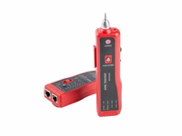 Lanberg NT-0501 network cable tester melns, sarkans