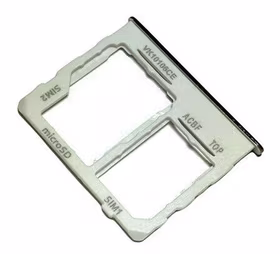 SIM card holder Samsung A326 A32 5G 2021 Balts original (service pack)