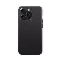 XQISIT NP SILIKONA MACIŅŠ ANTI BAC, RECYCLED PRIEKŠ IPHONE 15 PRO MELNS