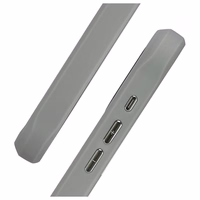 Nimmy Cool&Cute 2.0 Lāča viedtālruņa apvalks iPhone 16 Pro - pelēks