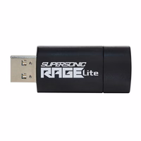 Patriot Memory Supersonic Rage Lite USB flash drive 64 GB USB Type-A 3.2 Gen 1 (3.1 Gen 1) melns, zils