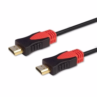 Savio CL-140 HDMI cable 7.5 m HDMI Type A (Standard) melns,sarkans