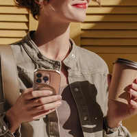 Crong Clear MAG Pro - iPhone 16 Pro MagSafe maciņš (Desert)