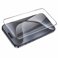 Borofone Aizsargstikls BF6 Diamond Armor Pilns Ekrāns HD Iphone 16 Pro Max - 10 vienības