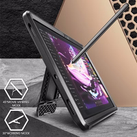 Supcase Unicorn Beetle Pro maciņš Samsung Galaxy Tab S9 11.0 / S9 FE / S10 FE / S10 Lite 10.9 melns