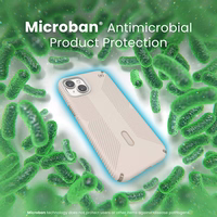 Speck Presidio2 Grip ClickLock & Magsafe - iPhone 15 Plus / iPhone 14 Plus maciņš (Bleached Bone / Heirloom zeltains / Hazel brūns)