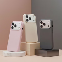 Maciņš priekš iPhone 15 PRO MAX Forcell F-Protect Frame Premium saderīgs ar Magsafe rozā