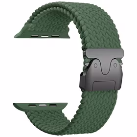 Beline Woven Nylon Parachute siksniņa Apple Watch 42/44/45/49mm olīvu
