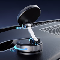 Dudao F24PRO MagSafe saderīgs Car Turētājs with Suction Cup for Windshield or Dashboard - melns