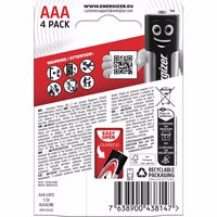 BATERIJA ENERGIZER MAX AAA LR03 /4 eco