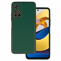 TEL PROTECT Luxury viedtālruņa apvalks Xiaomi Redmi Note 11 5G/Note 11S 5G/Poco M4 Pro 5G tumši zaļš