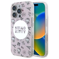 Hello Kitty IML Visur Parīze magnētiskais viedtālruņa apvalks iPhone 16 Pro Max - rozā