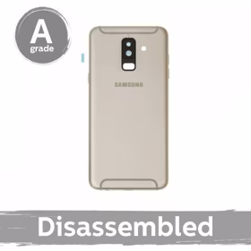 Aizmugurējais vāciņš Saderīgs ar Samsung A605 A6+ Gold100% original (10/10 Used) ar camera lens