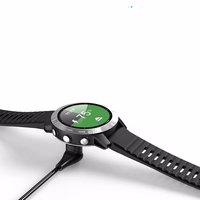 Kabeļa savienojums Reach USB-A ar Garmin pulksteni 1,0 m melns