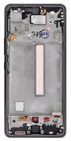 LCD screen Samsung A536 A53 5G 2022 ar touch screen un frame Awesome Melns original (service pack)