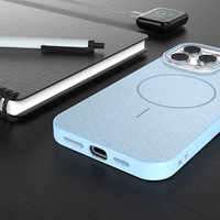 Glitter Thin Mag maciņš for iPhone 17 Pro 6,3" zils