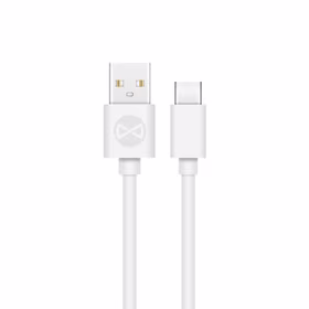 Uz visiem laikiem kabelis USB - USB-C 1,0 m 2A balts