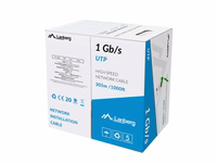 LANBERG UTP CABLE 1GB/S 305M WIRE CCA zaļš