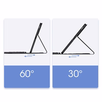 Dux Ducis Bluetooth tastatūras apvalks (TK sērija) Samsung Tab S6 Lite - melns