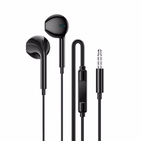 Borofone austiņas BM100 Fuente ar mikrofonu melnas