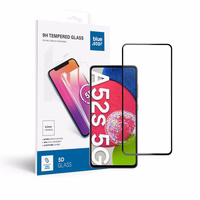 Aizsargstikls Blue Star - SAMSUNG A52/52s 5G/LTE pilna seja (pilna līme ar rāmi/mazs izmērs) - melns Aizsargstikls Blue Star