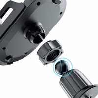 Dudao F2+ smartphone turētājs for the air vent with clamp - melns