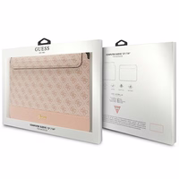 Guess 4G Stripe Metal Logo apvalks 14" klēpjdatoram - rozā