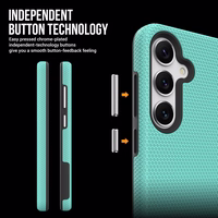 Perfekcionistu trīsstūra korpuss Samsung S911 S23 5G zaļš