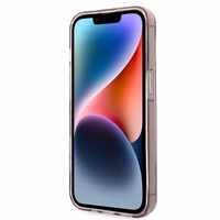 Karl Lagerfeld Ikonik Choupette viedtālruņa apvalks iPhone 14 Pro Max - rozā