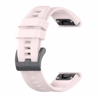 Silikona siksna GARMIN FENIX 3 / 3HR / 5X / 6X / 6X Pro / 7X / 7X Pro rozā (3)