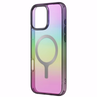 Uniq Iridescia Magclick uzlādes apvalks iPhone 16 Pro Max – melns